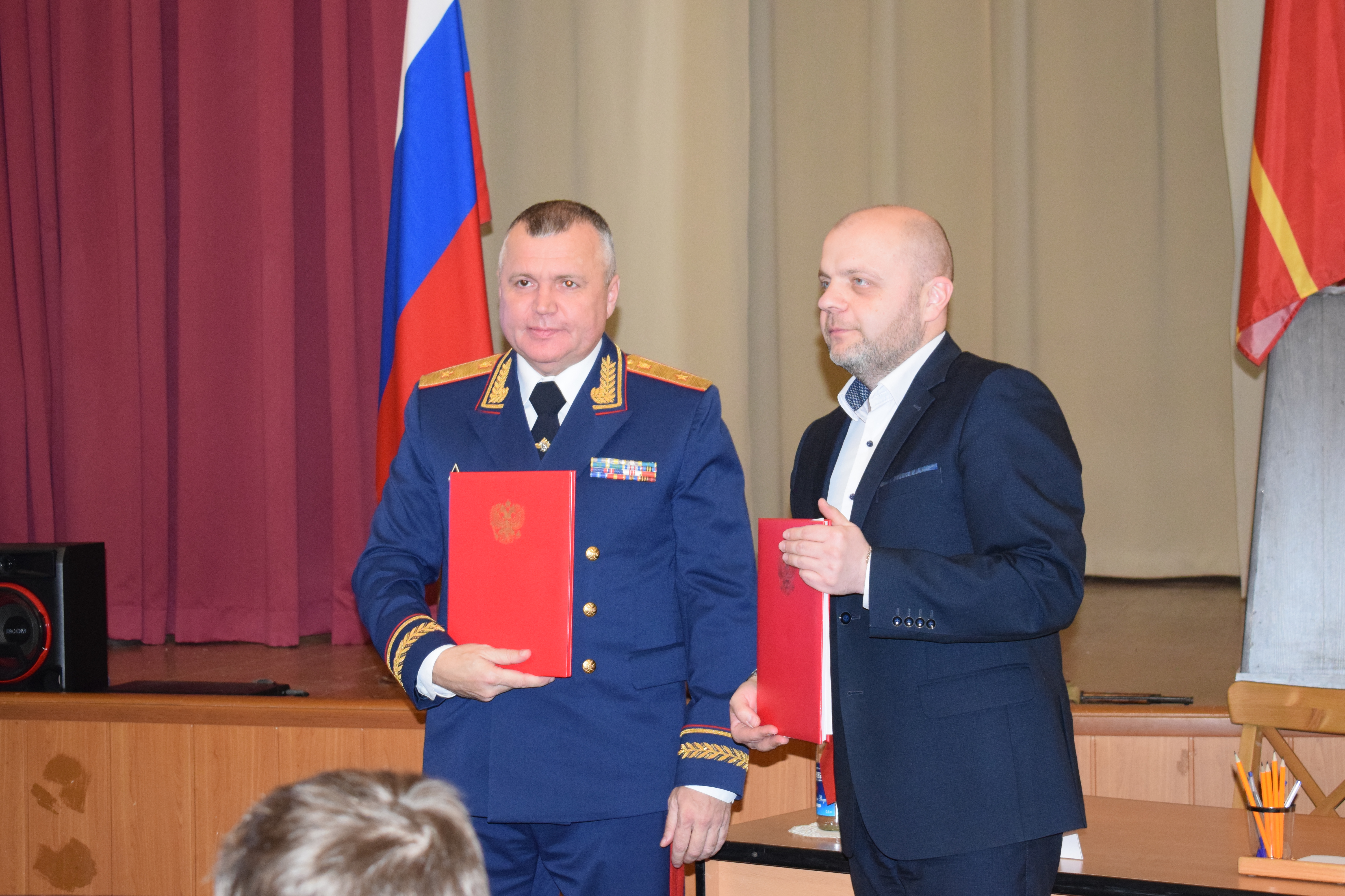 Соглашение о взаимодействии между Следственным управлением Следственного комитета РФ по Смоленской области и МБОУ "Гимназия №1 им. Н.М. Пржевальского".